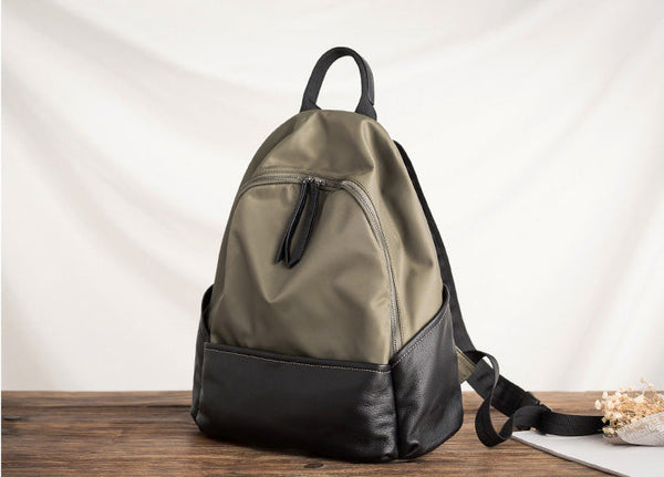 Stylish Women's Lightweight Nylon Backpack Ladies Rucksack For Women Classic