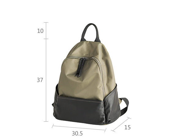 Stylish Women's Lightweight Nylon Backpack Ladies Rucksack For Women Cool