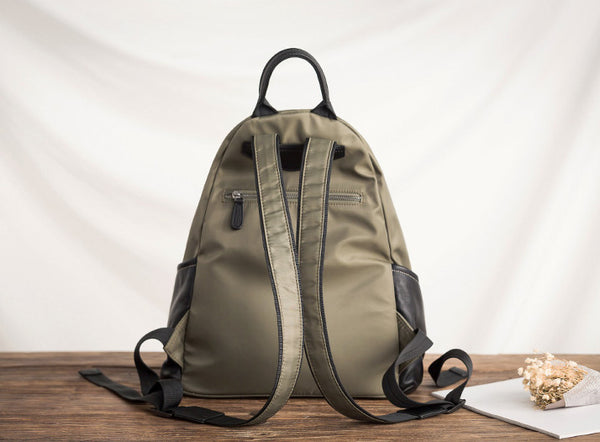 Stylish Women's Lightweight Nylon Backpack Ladies Rucksack For Women Designer