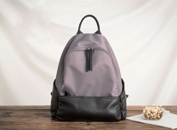 Stylish Women's Lightweight Nylon Backpack Ladies Rucksack For Women Front