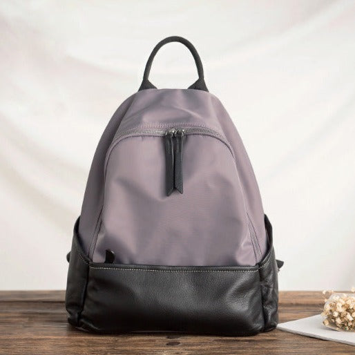 Stylish Women's Lightweight Nylon Backpack Ladies Rucksack For Women Front