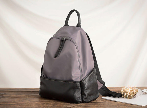 Chic Ladies Nylon Backpack Small Hiking Rucksack For Women