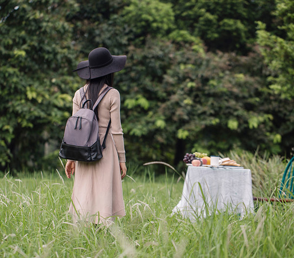 Stylish Women's Lightweight Nylon Backpack Ladies Rucksack For Women Handmade