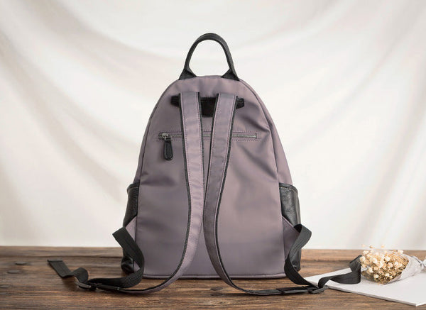 Stylish Women's Lightweight Nylon Backpack Ladies Rucksack For Women Minimalist