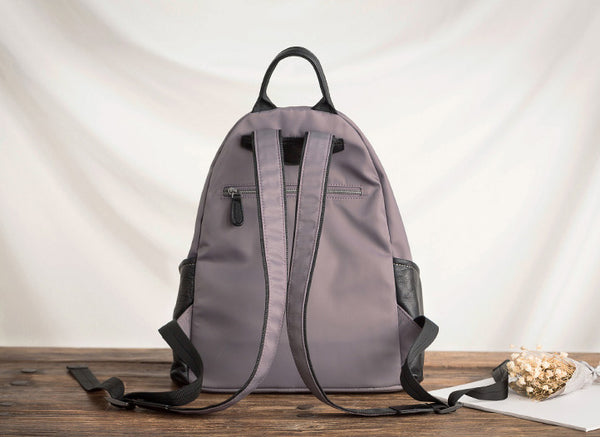 Stylish Women's Lightweight Nylon Backpack Ladies Rucksack For Women Minimalist