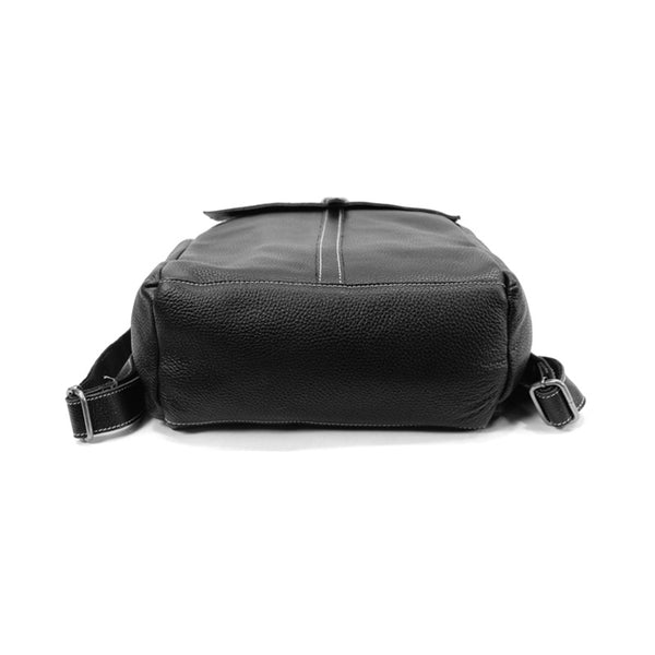 Stylish Womens Black Leather Backpack Bag Laptop Book Bag Purse for Women cool