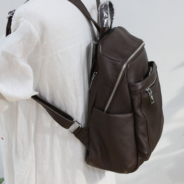 Stylish Womens Black Leather Backpack Bags Purse Trendy Backpacks Beautiful