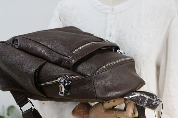 Stylish Womens Black Leather Backpack Bags Purse Trendy Backpacks Bags Purse Trendy Backpacks Cool