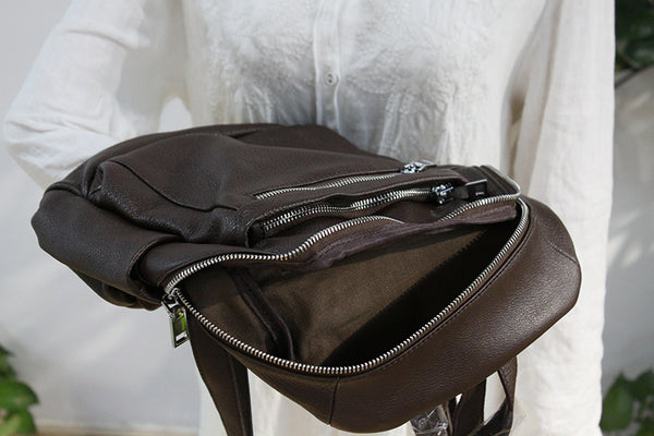 Stylish Womens Black Leather Backpack Bags Purse Trendy Backpacks Bags Purse Trendy Backpacks Details