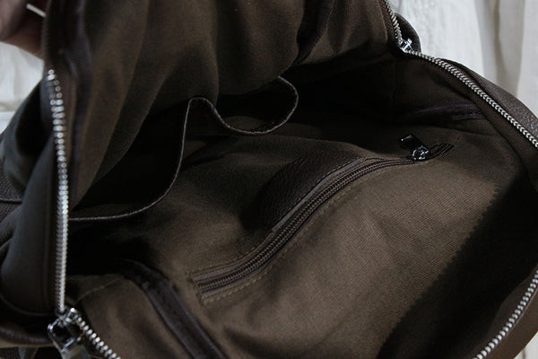 Stylish Womens Black Leather Backpack Bags Purse Trendy Backpacks Bags Purse Trendy Backpacks Inside