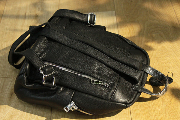 Stylish Womens Black Leather Backpack Bags Purse Trendy Backpacks Bags Purse Trendy Backpacks for Womens Back