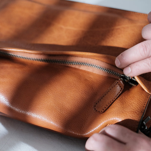 Stylish Womens Brown Leather Satchels Leather Messenger Bag For Women Affordable