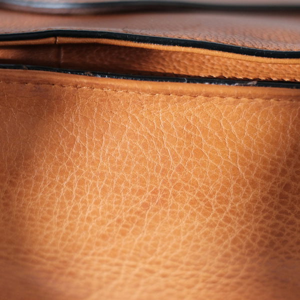 Stylish Womens Brown Leather Satchels Leather Messenger Bag For Women Durable