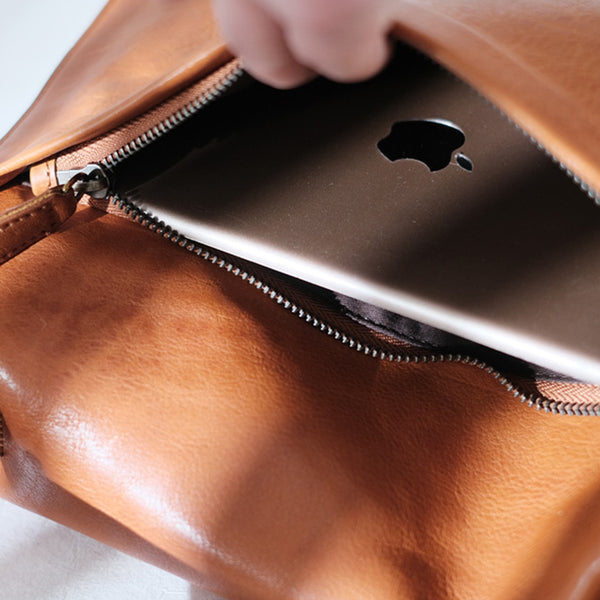 Stylish Womens Brown Leather Satchels Leather Messenger Bag For Women Handmade