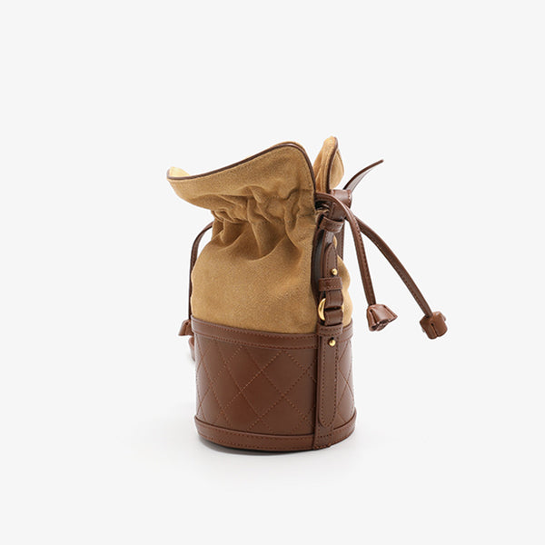 Stylish Womens Bucket Bag Leather Crossbody Bags Purse for Women beautiful