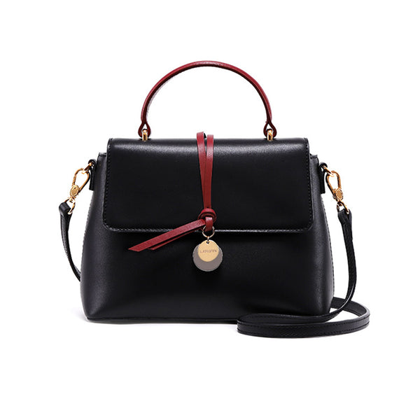 Stylish Womens Leather Handbags Crossbody Bags Shoulder Bag for Women Black