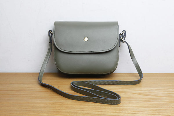 Stylish Womens Leather Saddle Bag Crossbody Bags Purse for Women Accessories