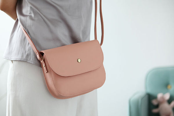 Stylish Womens Leather Saddle Bag Crossbody Bags Purse for Women Boutique