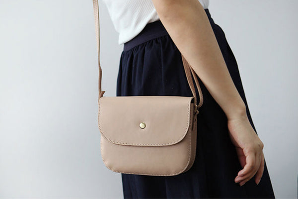 Stylish Womens Leather Saddle Bag Crossbody Bags Purse for Women fashion