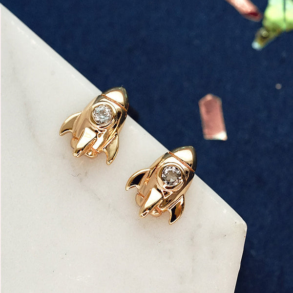 Topaz Lapis Lazuli Pearl Stud Drop Earrings Gold silver Jewelry Women accessories