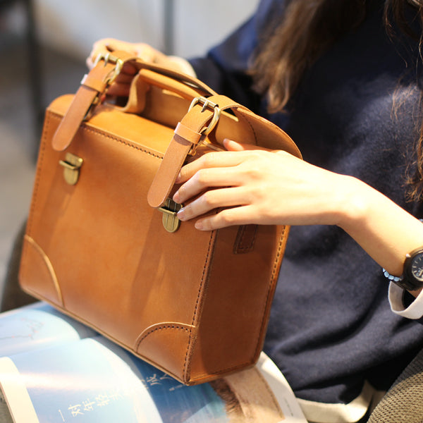 Unique Womens Leather Satchel Bag Crossbody Bags Shoulder Bag beautiful