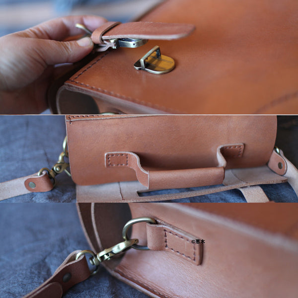 Unique Womens Leather Satchel Bag Crossbody Bags Shoulder Bag chic