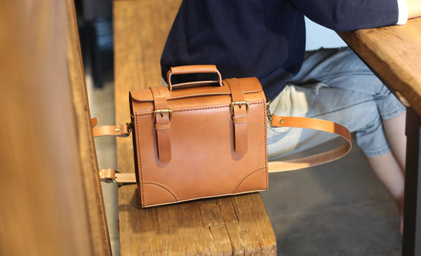 Unique Womens Leather Satchel Bag Crossbody Bags Shoulder Bag fashion