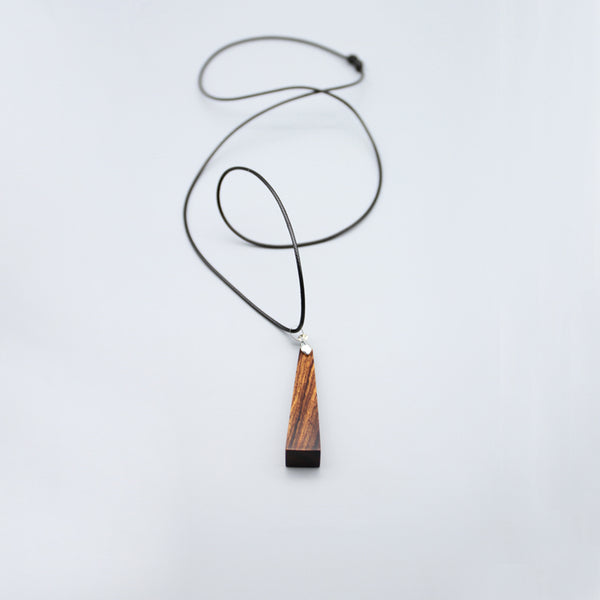 Unique Wooden Pendant Necklace Handmade Couple Jewelry Accessories for Women Men Minimalism