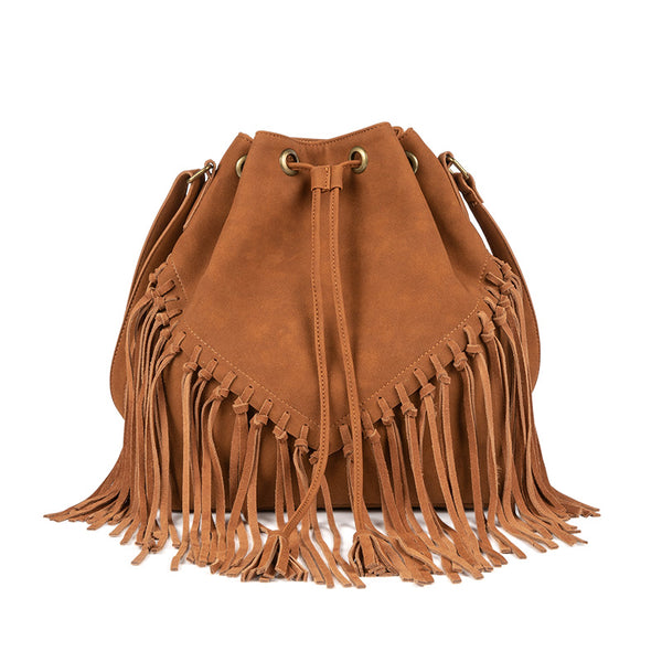 Vintage Boho Crossbody Fringe Purse