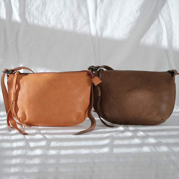 Vintage Ladies Boho Leather Side Cross Body Bags With Fringe for Women Boutique