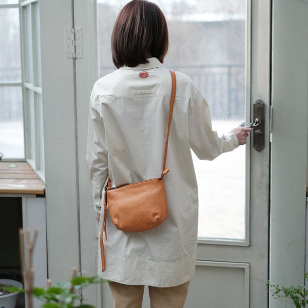 Vintage Ladies Boho Leather Side Cross Body Bags With Fringe for Women Chic