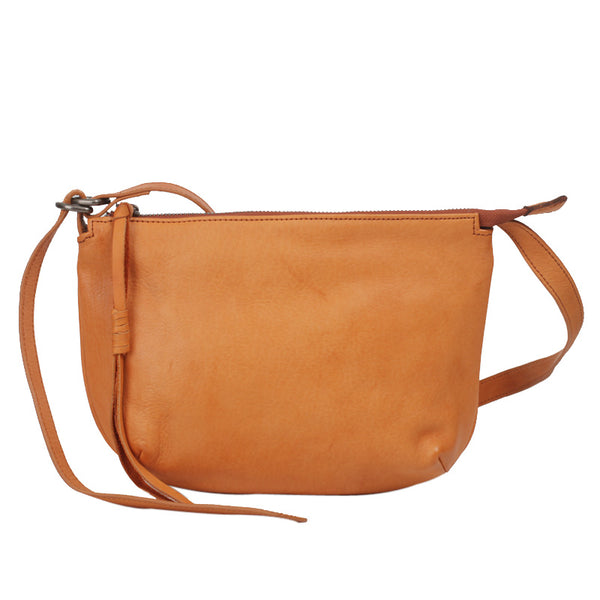 Vintage Ladies Boho Leather Side Cross Body Bags With Fringe for Women Designer