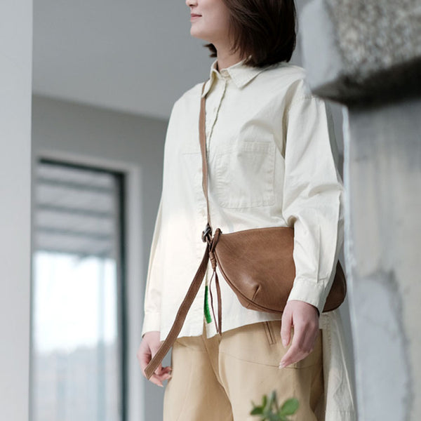 Vintage Ladies Boho Leather Side Cross Body Bags With Fringe for Women Gift