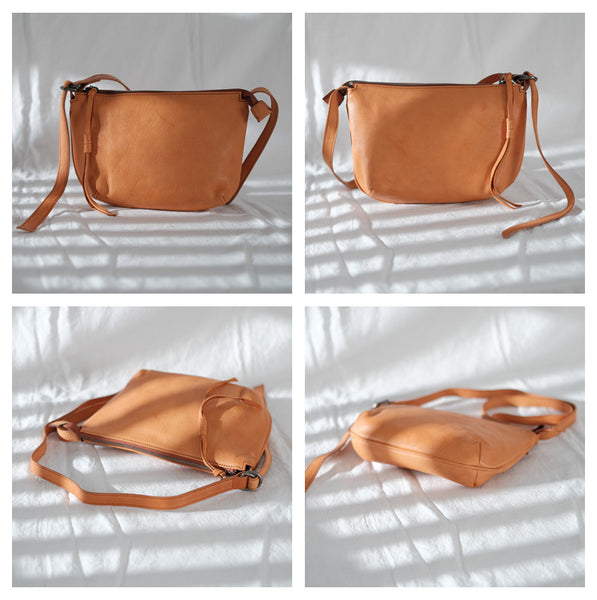 Vintage Ladies Boho Leather Side Cross Body Bags With Fringe for Women Latest