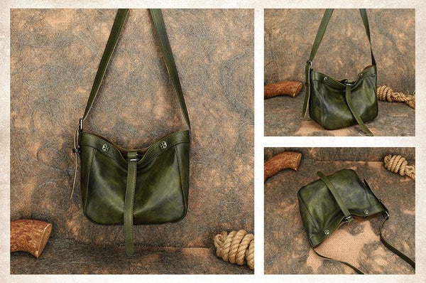 Women's Genuine Leather Handbags Over The Shoulder Purse For Women
