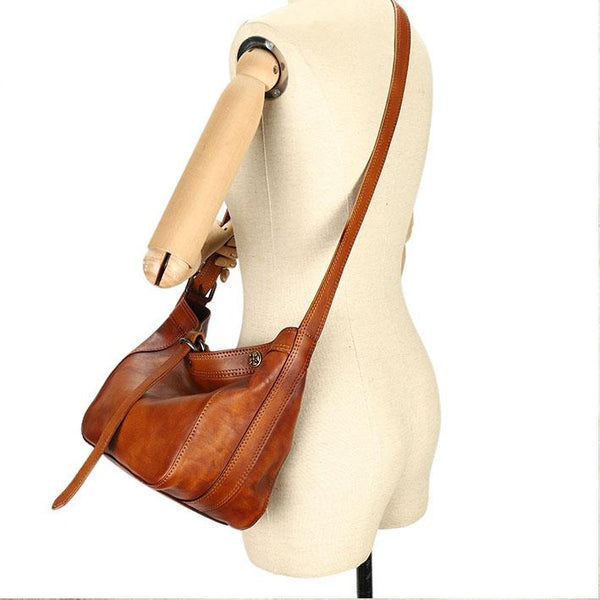 Vintage Ladies Boho Shoulder Bags Leather Crossbody Purse For Women Gift