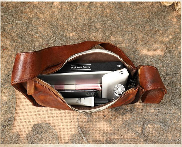 Vintage Ladies Genuine Leather Shoulder Bags Crossbody Hobo Bag For Women Beautiful Quality