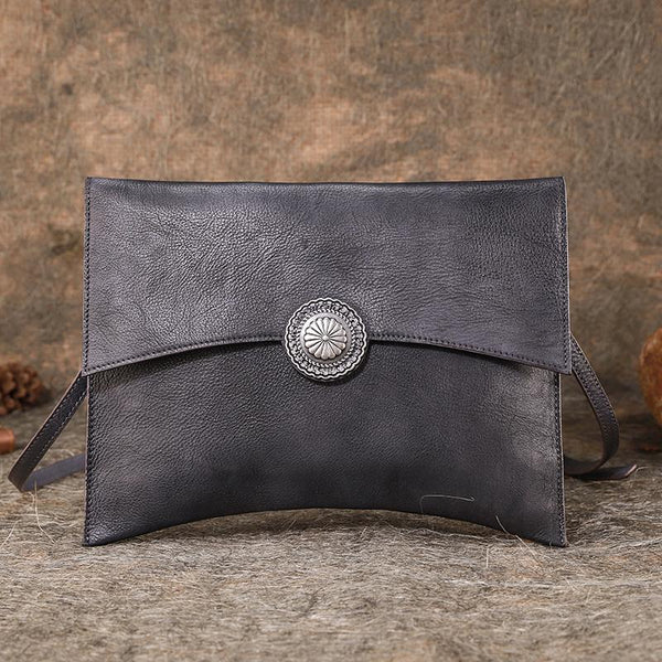 Vintage Ladies Leather Flap Shoulder Bag Women's Satchel Bag Best