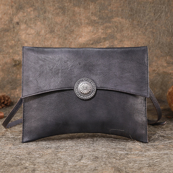 Vintage Ladies Leather Flap Shoulder Bag Women's Satchel Bag Best