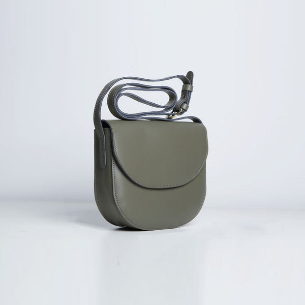 Vintage Leather Women's Saddle Bag Crossbody Bags Shoulder Bag for Women