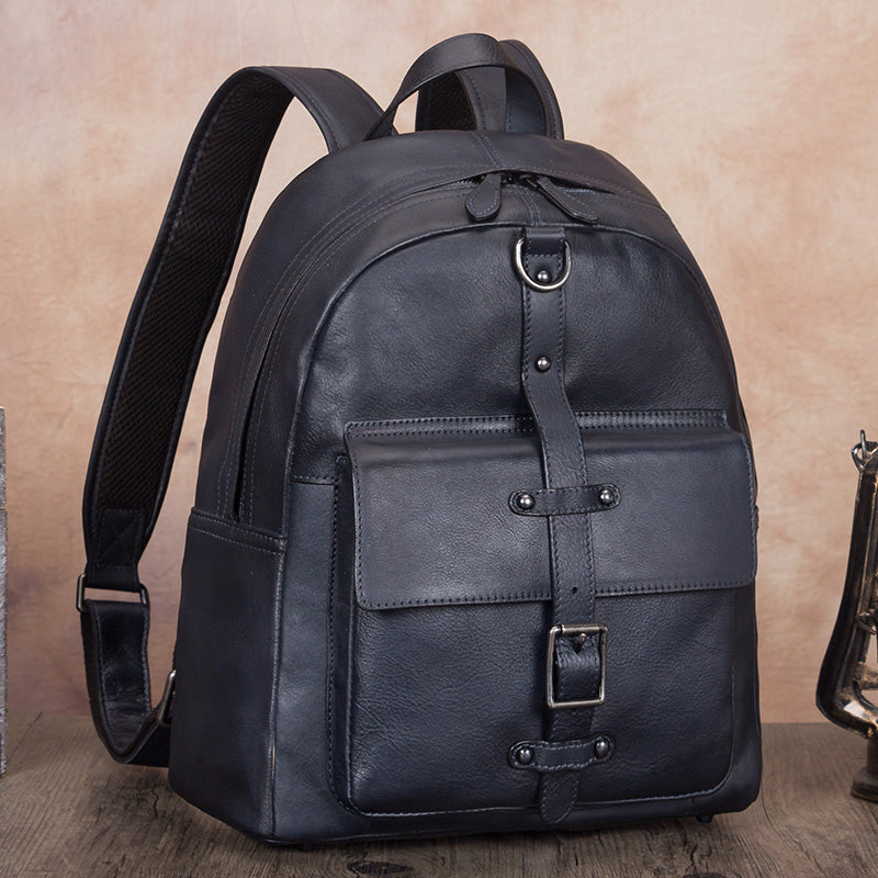 Vintage Style Ladies Leather Rucksack Backpack Purse for Women Best