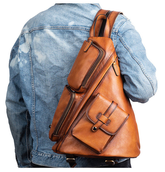 Vintage Women's Convertible Backpack Crossbody Sling Bag Cool