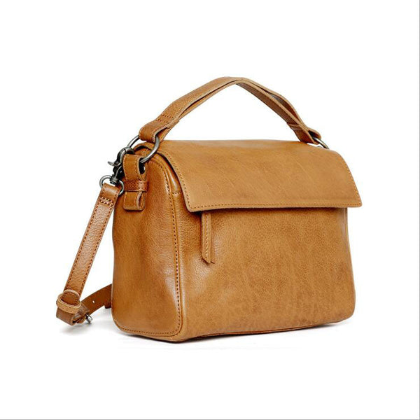 Vintage Women's Genuine Leather Handbags Cross Shoulder Bag For Women