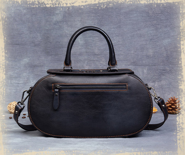 Vintage Women's Genuine Leather Handbags Cross Shoulder Bag For Women Gift