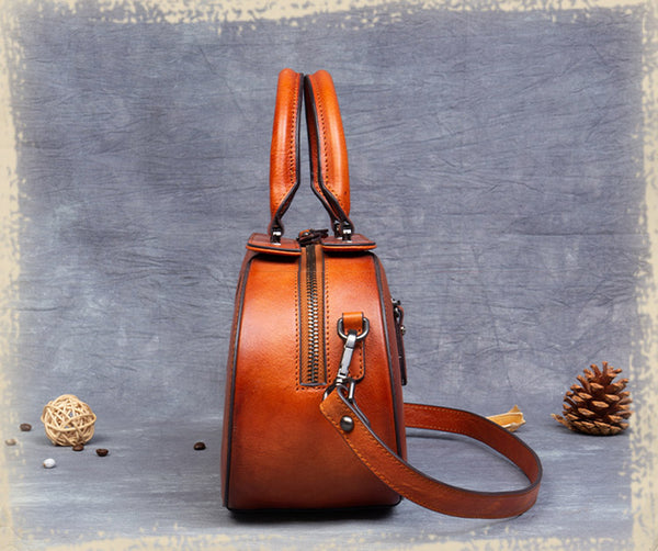Vintage Women's Genuine Leather Handbags Cross Shoulder Bag For Women Online
