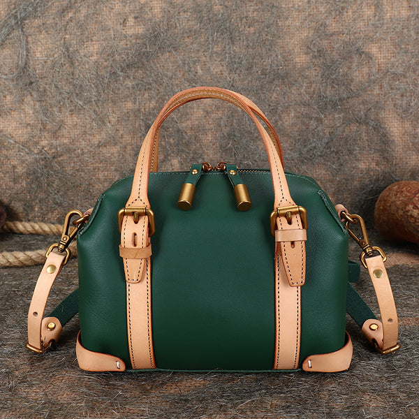Vintage Women's Genuine Leather Handbags Crossbody Sling Bags Purse for Women Beautiful