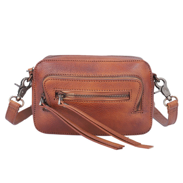 Vintage Women's Leather Crossbody Sling Bag Purse for Ladies Best
