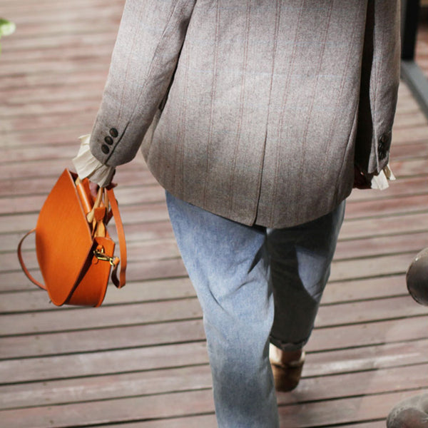 Vintage Women's Small Real Leather Crossbody Handbags Over the Shoulder Purse for Women Latest