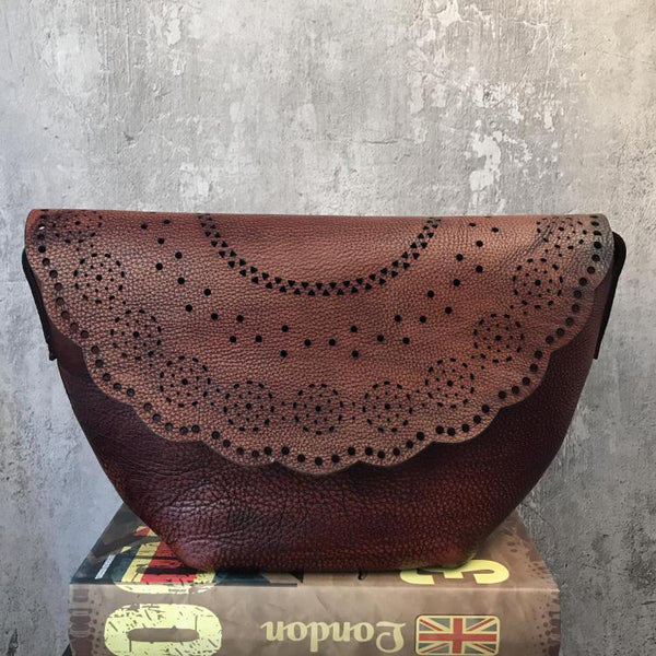 Vintage Womens Boho Leather Cross Body Bags Purses Side Bag for Womens Beautiful