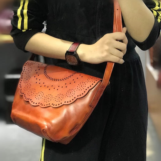 Vintage Womens Boho Leather Cross Body Bags Purses Side Bag